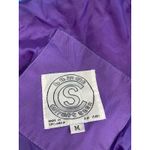 Vtg Y2K Ski Jacket Womens M Neon Funky Retro 70s Bold Color Block Winter Coat Purple Size M Photo 10