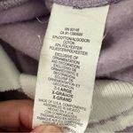 Purple and White Retro Sweatshirt with Ribbed Cuffs Size XL Photo 4