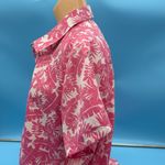 Foxcroft  Pink Floral Women's Button Down Botanical Dress Size 16 Photo 8