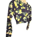 WET Navy Lemons Long Sleeve Bathing Suit Top nwt Yellow Photo 2