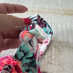 SO NWT ‎ Tropical Bandeau Flounce Bikini Top Padded Push Up Size Small Photo 4