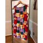 John Robert’s Vintage Sheath‎ Dress Size 12 Yellow Purple Photo 4