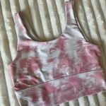 DYI  Pink and White Tie-Dye Crop Top Photo 1