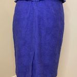 Julian Taylor  New York Vintage Blue Dress Skirt Set Size 10 Photo 8