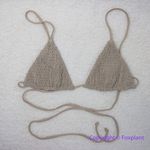 Aila Blue NEW * Free People Soraya Bikini Cinco Top, ceramic, size S Photo 0