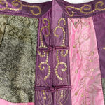 Chico's Vintage Womens Patchwork Embroidered Jacket Size M Boho Indie Artisanal Eclectic Photo 2