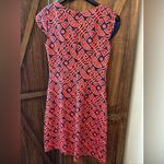 CK Bradley Coral Blue Sheath Dress size Small Cap Sleeve Career Business Travel Pink Photo 1