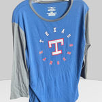 NWOT‎ Women MLB genuine merchandises size large, Texas rangers Blue Photo 0