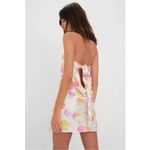 For Love & Lemons  Hazel Floral Mini Dress Puff Sleeve 3 Piece Off-Shoulder Dress Photo 3