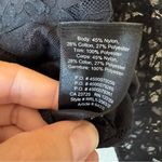 Babaton  Aritzia Black Lace Sheer Blouse Womens S Long Sleeve Whimsigoth Classic Photo 6