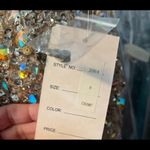 blinged out cheer hoco or event dress Silver Size 8 Photo 4
