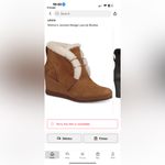 UGG  Women's Jeovana Wedge Lace-Up Booties Photo 9