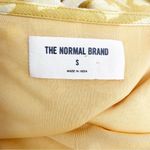 NWT The Normal Brand Ezra Crepe Deep V Button Thru Dress Yellow Size Small NEW Photo 10