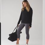 Lululemon Kick The Cold Funnel Neck Size 4 Black Sweatshirt Photo 7