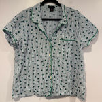 J.Crew  striped clover‎ short sleeve button down and shorts pajama set Photo 0