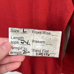 Vince Womens Red Bracelet Sleeve Crew Neck Wool Sweater Large Photo 7