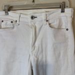 Rag and Bone  White Jeans Size 28 Women's Nina High-Rise Ankle Flare Raw Hem Photo 1