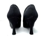 PHYLLIS POLAND for BERGDORF GOODMAN, fabric heels, made in Italy, size 8.5 Black Photo 5