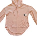 SO  Hoodie Sweater Peach Kangaroo Pocket Pullover Lightweight Too Small NEW Photo 6