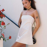 Princess Polly SHAYA STRAPLESS MINI DRESS WHITE Photo 2