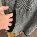 Vintage Pashoot Tunic Sweater Striped Lightweight Pockets Lagenlook Black White Size M Photo 3