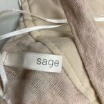 Sage  Women’s Romper Size Medium‎ Light Tan Crochet Waistband Straps Photo 3