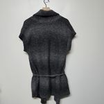 Pringle 1815 Scotland Alpaca Merino Wool Gray Belted Shawl Collar Sweater Vest S Photo 5