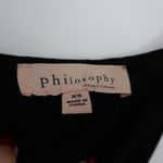 Philosophy Republic Clothing Jumpsuit Womens XS Black White Tie Dye V-Neck Boho Photo 2