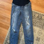 1822 Denim Small Distressed Maternity Skinny Jeans Photo 0