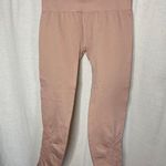 One 5 One  Blush Pink Crop Leggings with Cutout Small / Medium Photo 3