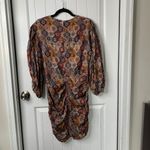 RHODE Sasha ruched mini‎ Dress Tabriz long sleeves Size Medium vacation summer Photo 3