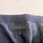 Talbots  Teal Green Dachshund Dog Print Wool Blend Scalloped Pencil Skirt Size 6 Photo 2