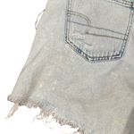 American Eagle  Mom Ripped/Distressed Light Wash Cutoff Jean Shorts Photo 7