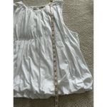Madewell  Sleeveless Crewneck Bubble Top White Size L NU852 Photo 9