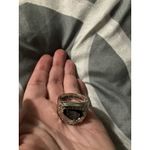 The Bradford Exchange American Pride Flag Eagle Sterling Silver God Bless America Ring size 13 Photo 2