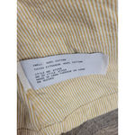 Anthropologie Tulle NWT Jacket Crop M Seersucker Yellow White 3/4 Sleeve Stripes Size M Photo 3