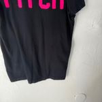Abercrombie & Fitch Abercrombie Fitch Preppy Y2k Black Muscle Fit T Shirt Hot Pink Logo Graphic S Photo 2