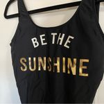Hollister Black Be The Sunshine One Piece Swim Suit Bathing Suit Photo 2