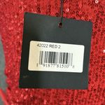 Mac Duggal Ieena for Red Sequin One Shoulder Cut Out Gown Size 2 Photo 12