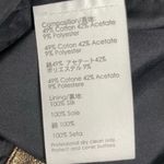 3.1 Phillip Lim Gold Bronze Metallic Pants Wide Leg Trousers Front Leg Seams sz6 Photo 14