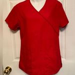 Sb Scrubs  Sz XS Classic Red Scrub Top X Small Photo 0