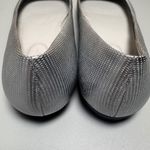 Calvin Klein  Lindsay Embellished Metallic Ballet Flats Womens Size 9M Anthracite Photo 2