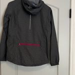 ASICS Women's windbreaker Jacket - Black with Pink Zipper Photo 1