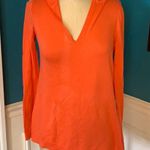 prAna orange asymmetrical hem sweater Small Photo 0