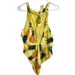 Anthropologie High-Neck Pineapple One Piece Swimsuit Womens Size 1X NWOT PLUS Photo 3