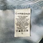 CARBON38 French Navy White Tie Dye Ribbed 7/8 Leggings Photo 6