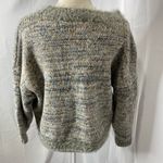 Lou & grey 3/4 sleeve cropped sweater size XL metallic Photo 9