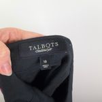 Talbots  Black Floral Pleated Skirt Sz 18 Cotton Stretch Modest Bloomcore Preppy Photo 3