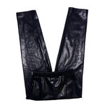 DKNY Faux Leather Ankle Pants Women XS Straight Leg Pleated Edgy Chic NWT Photo 4