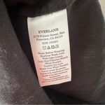 Everlane  The Muscle Top Linen Shirt Black Large Short Sleeve Photo 3